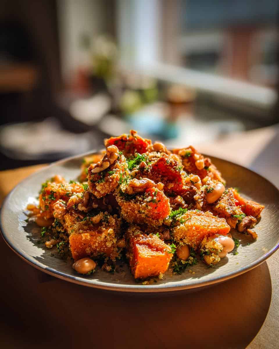 Sweet Potato with Butter Beans Crunch - detail 1