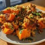 Sweet Potato with Butter Beans Crunch