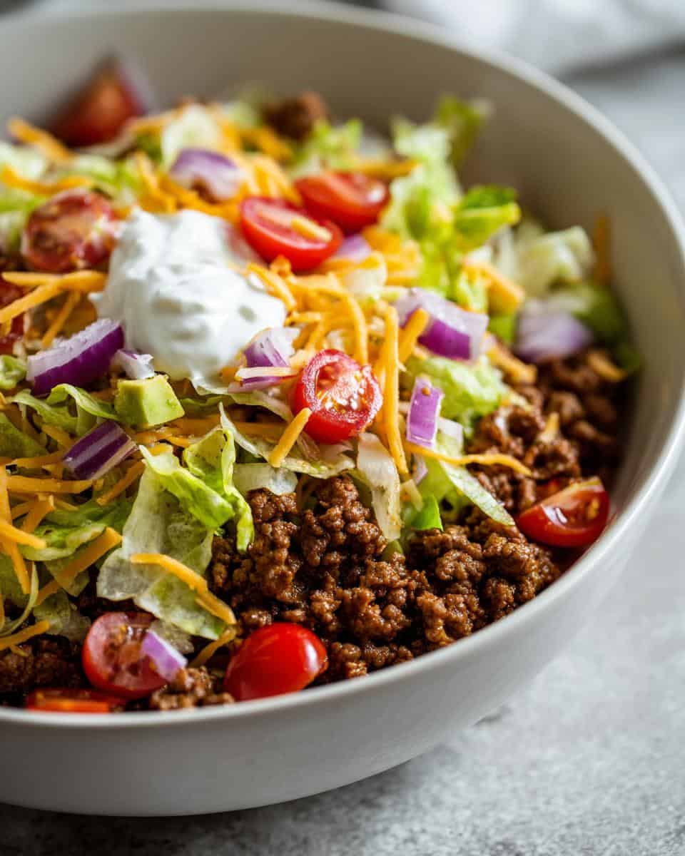 The EASIEST Taco Salad (Healthy) - detail 1