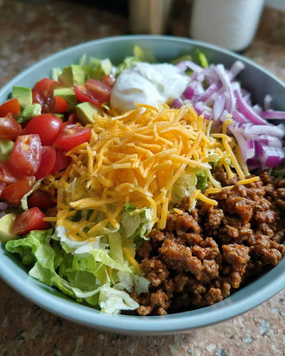 The EASIEST Taco Salad (Healthy) - detail 2
