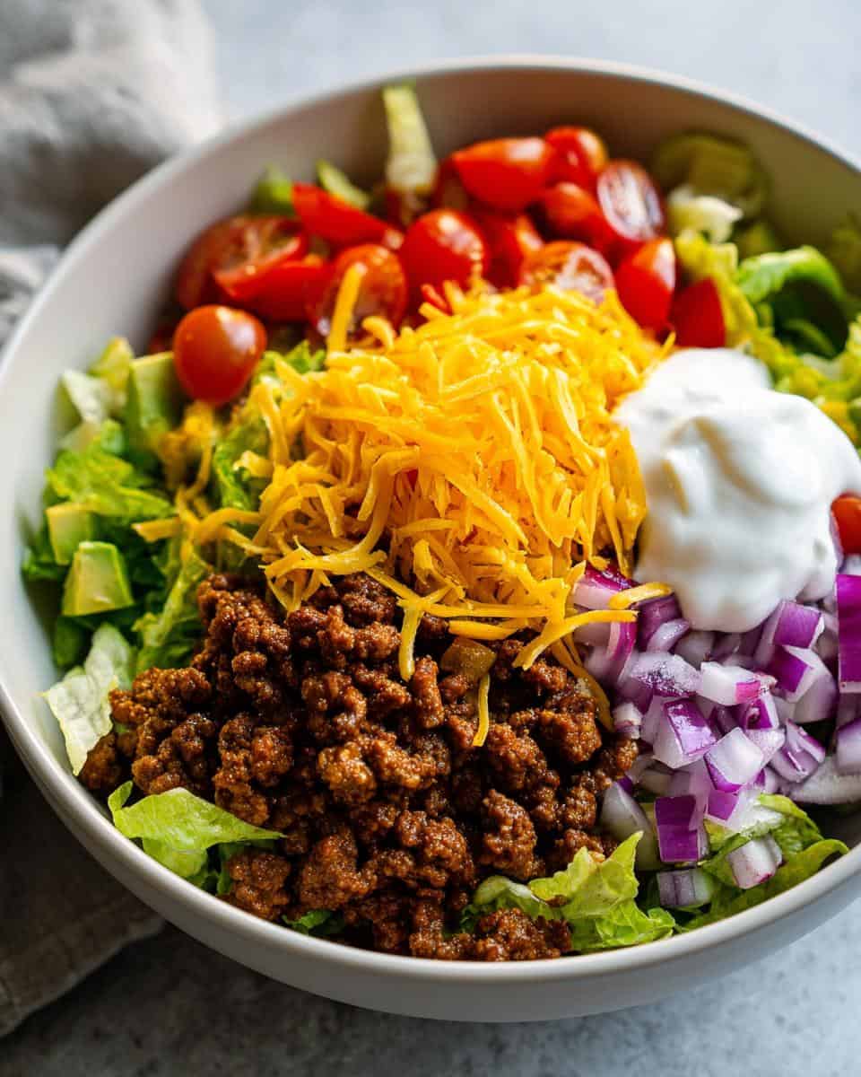 The EASIEST Taco Salad (Healthy) - detail 3