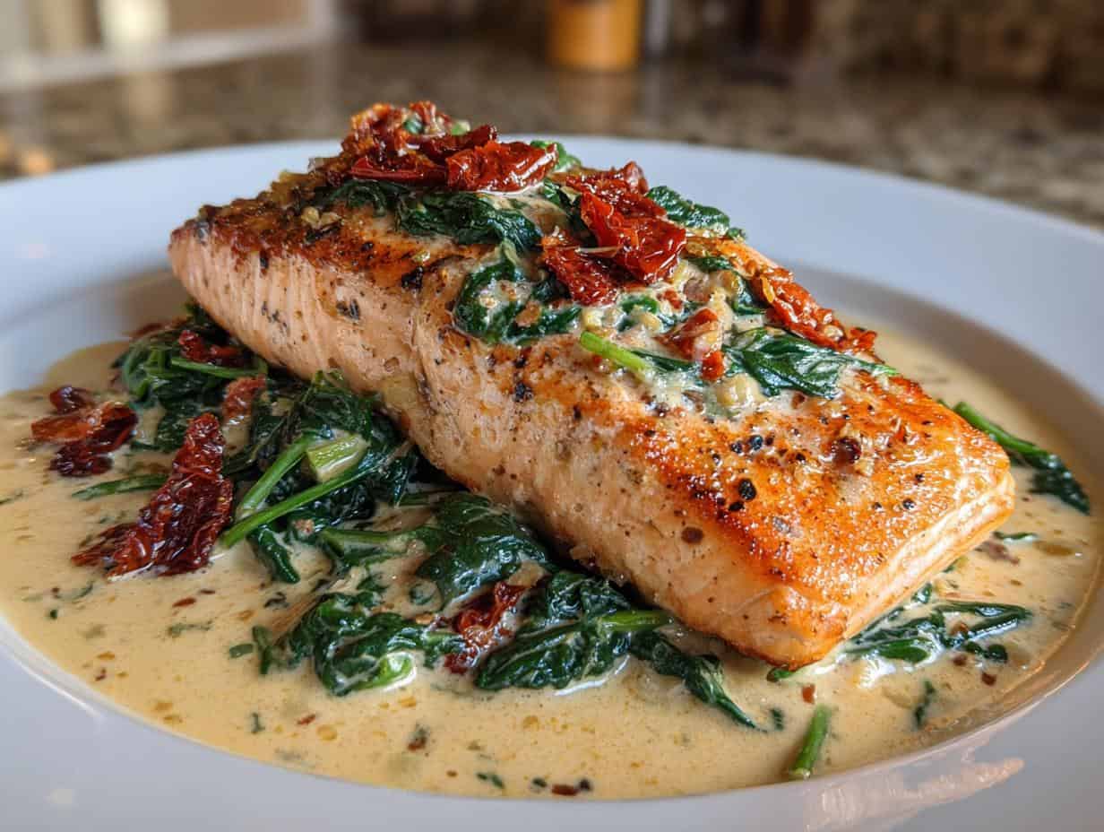 Irresistible Tuscan Salmon Recipe in Just 30 Minutes