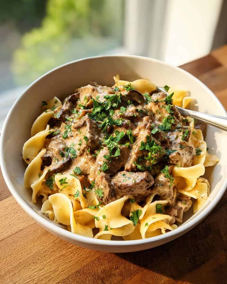 BEEF STROGANOFF - detail 3