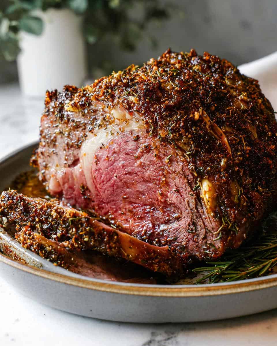 BEST NO FAIL PRIME RIB (GARLIC HERB CRUST) - detail 1