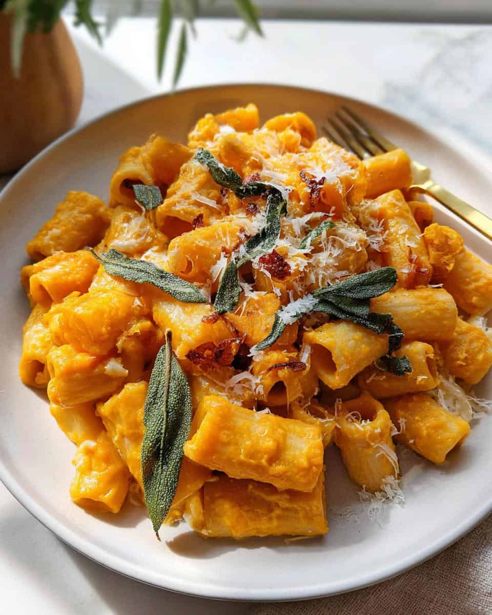 Butternut Squash Pasta with Crispy Sage Recipe - detail 1