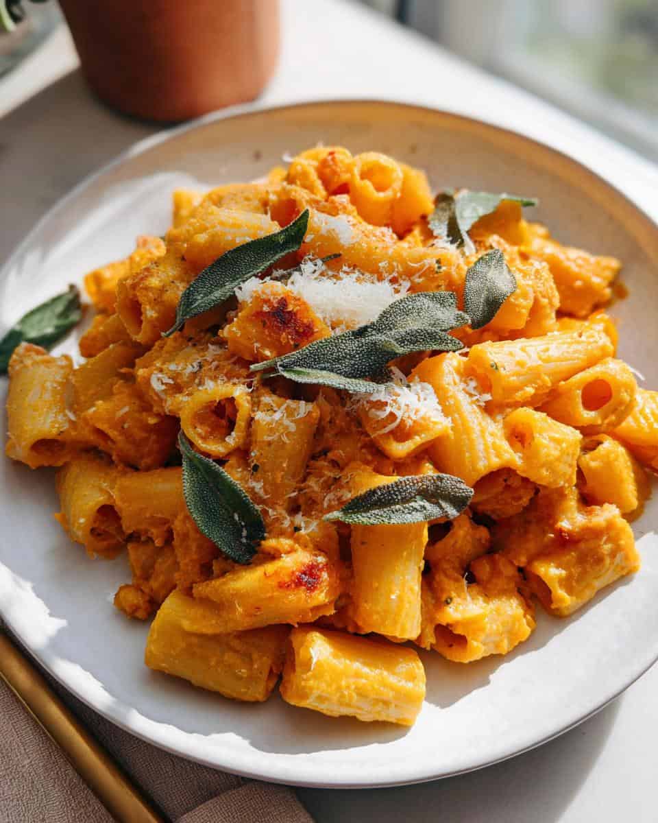 Butternut Squash Pasta with Crispy Sage Recipe - detail 2