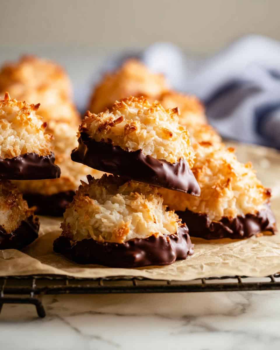 CHEWY GLUTEN-FREE COCONUT MACAROONS - detail 3