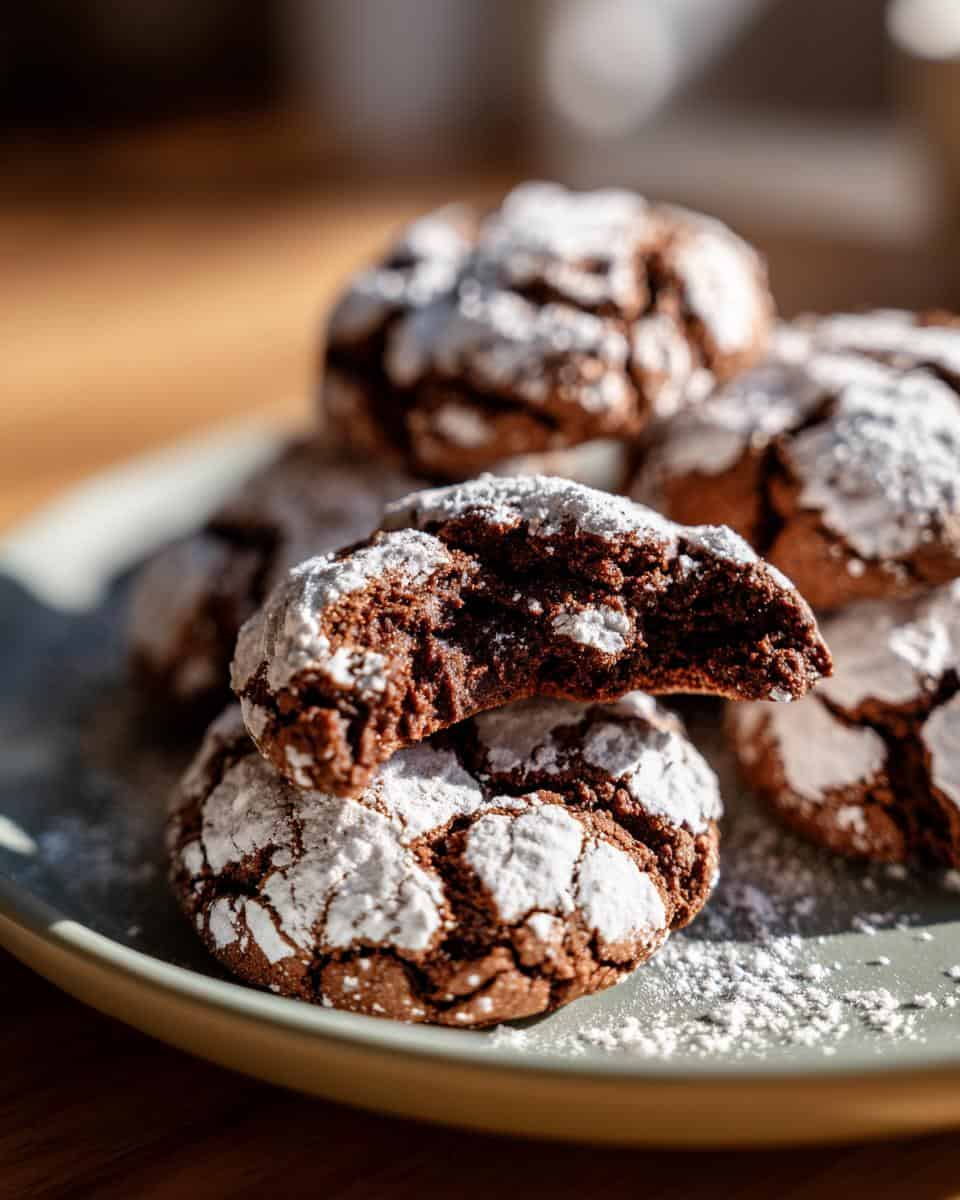 Chocolate Crinkle Cookies - detail 3