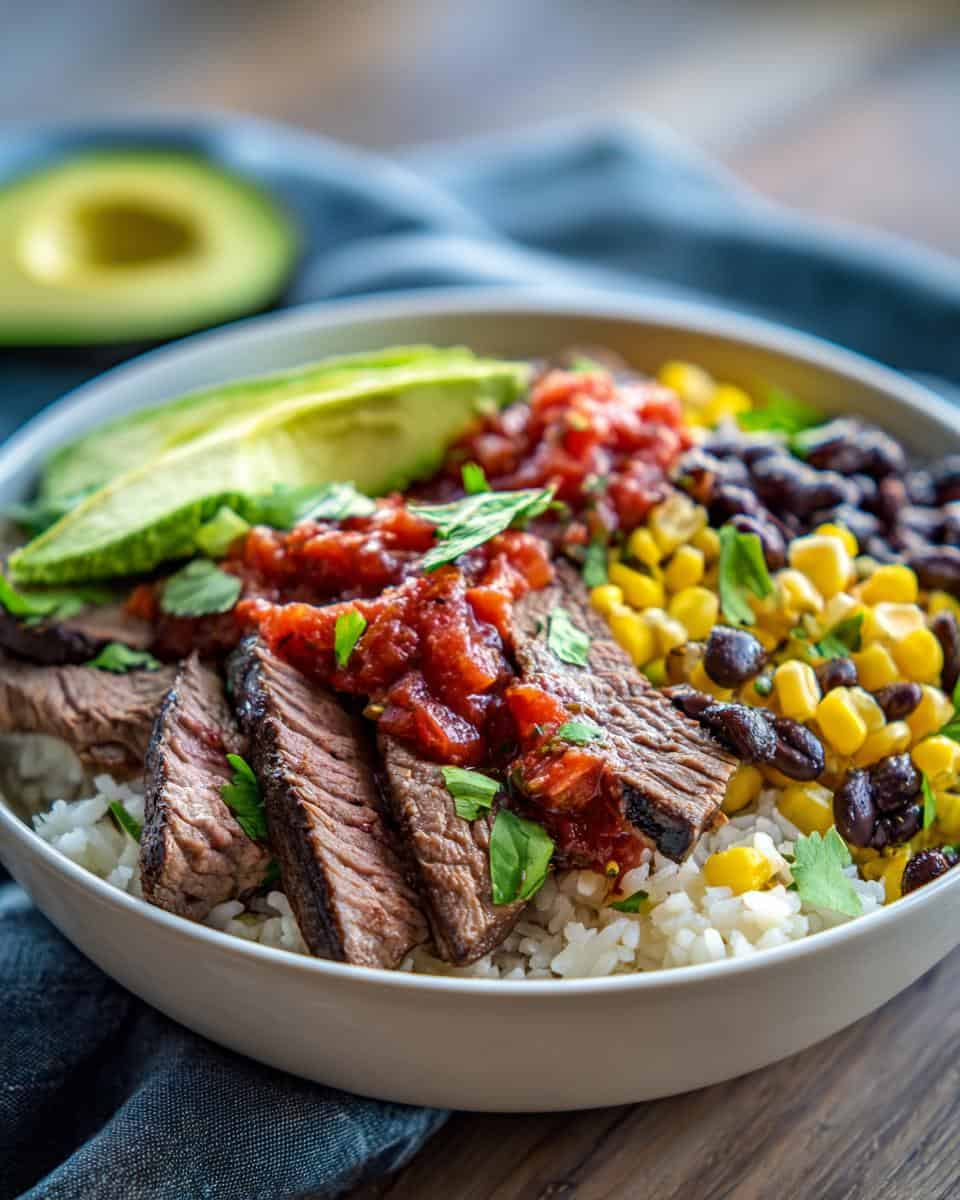 Cilantro Lime Steak Bowls - detail 3