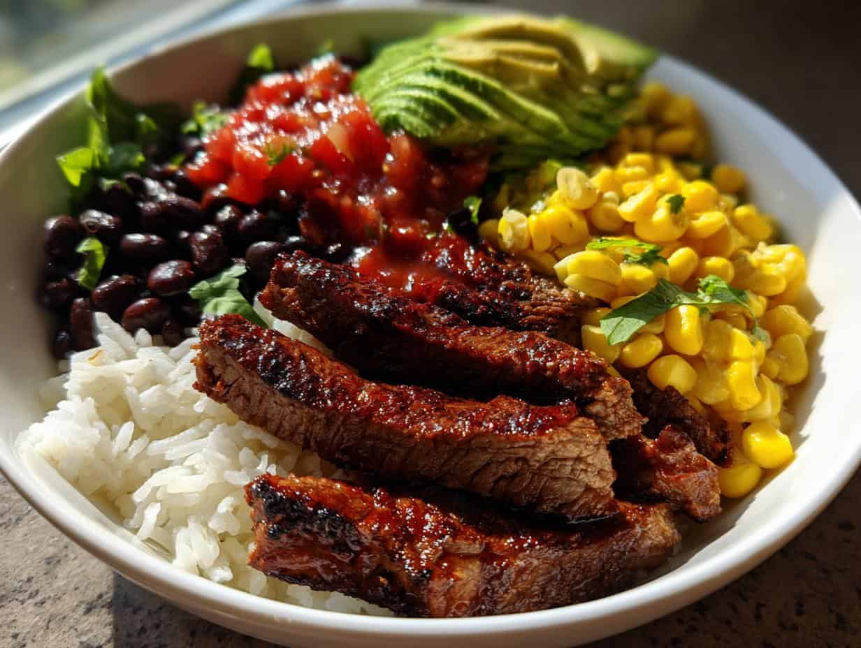 Cilantro Lime Steak Bowls