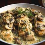 Creamy Herb Mushroom Chicken Recipe