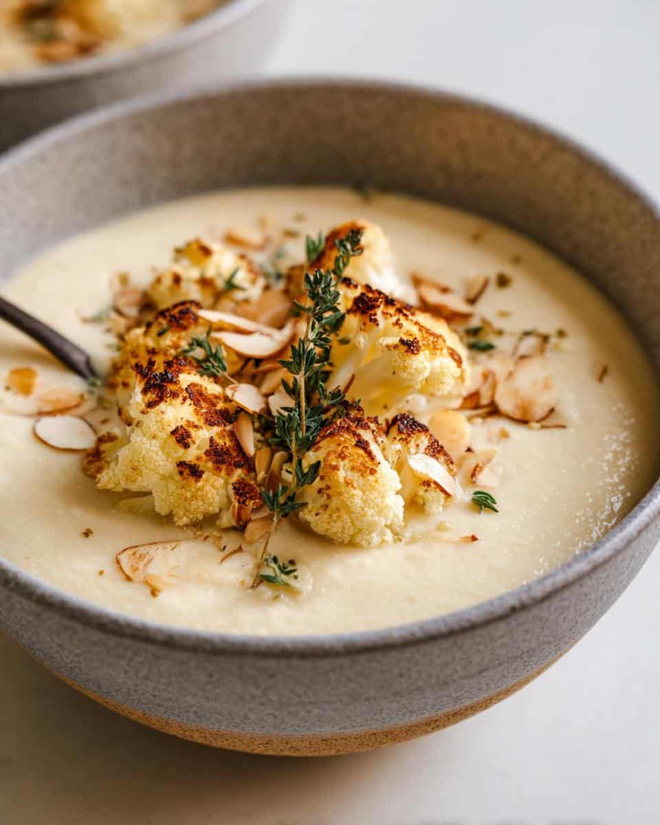 Creamy Roasted Cauliflower Soup - detail 3