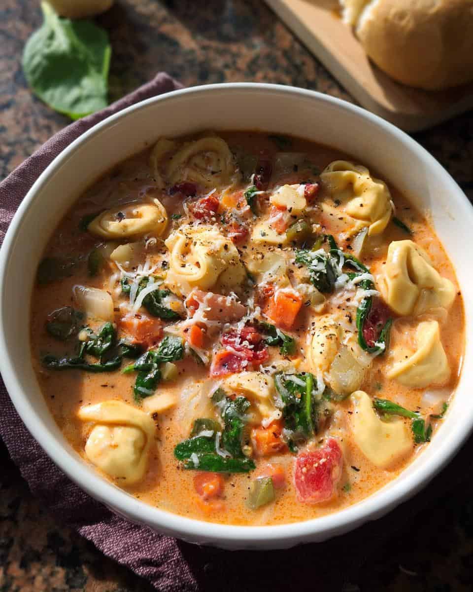 Creamy Tortellini Minestrone - detail 3