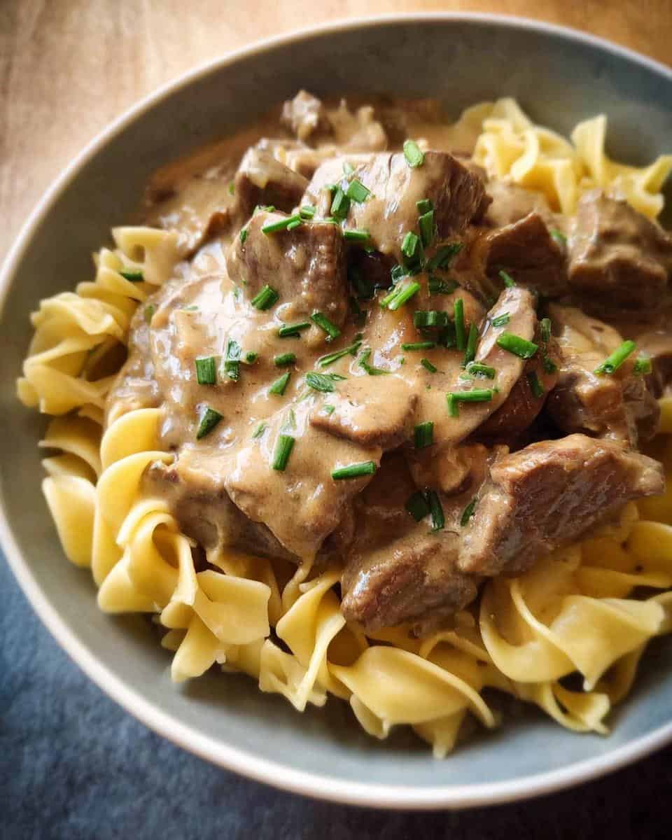 Easy Beef Stroganoff Recipe with Sour Cream - detail 3