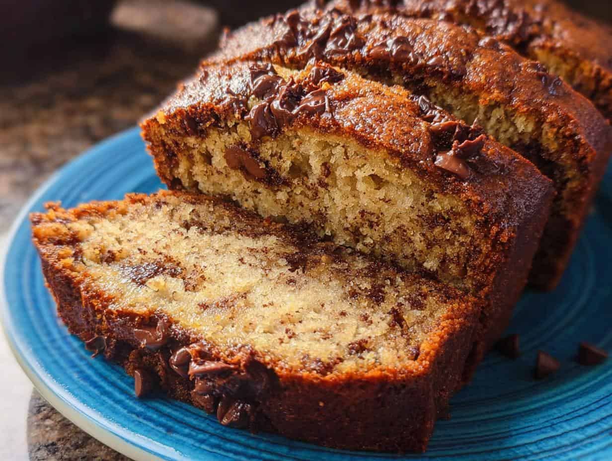 Easy Chocolate Chip Banana Bread Recipe: 10 Minute Bliss