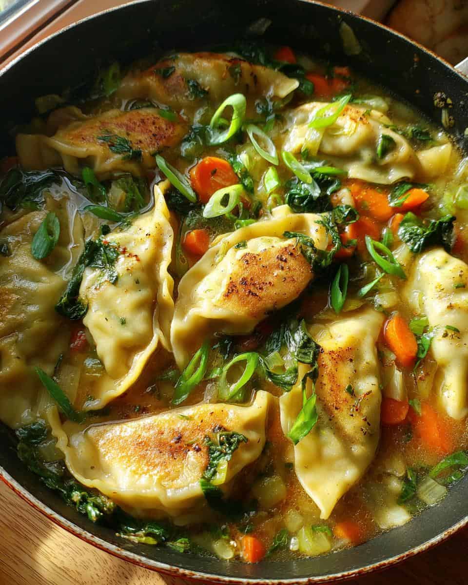 Easy Potsticker Soup - detail 3