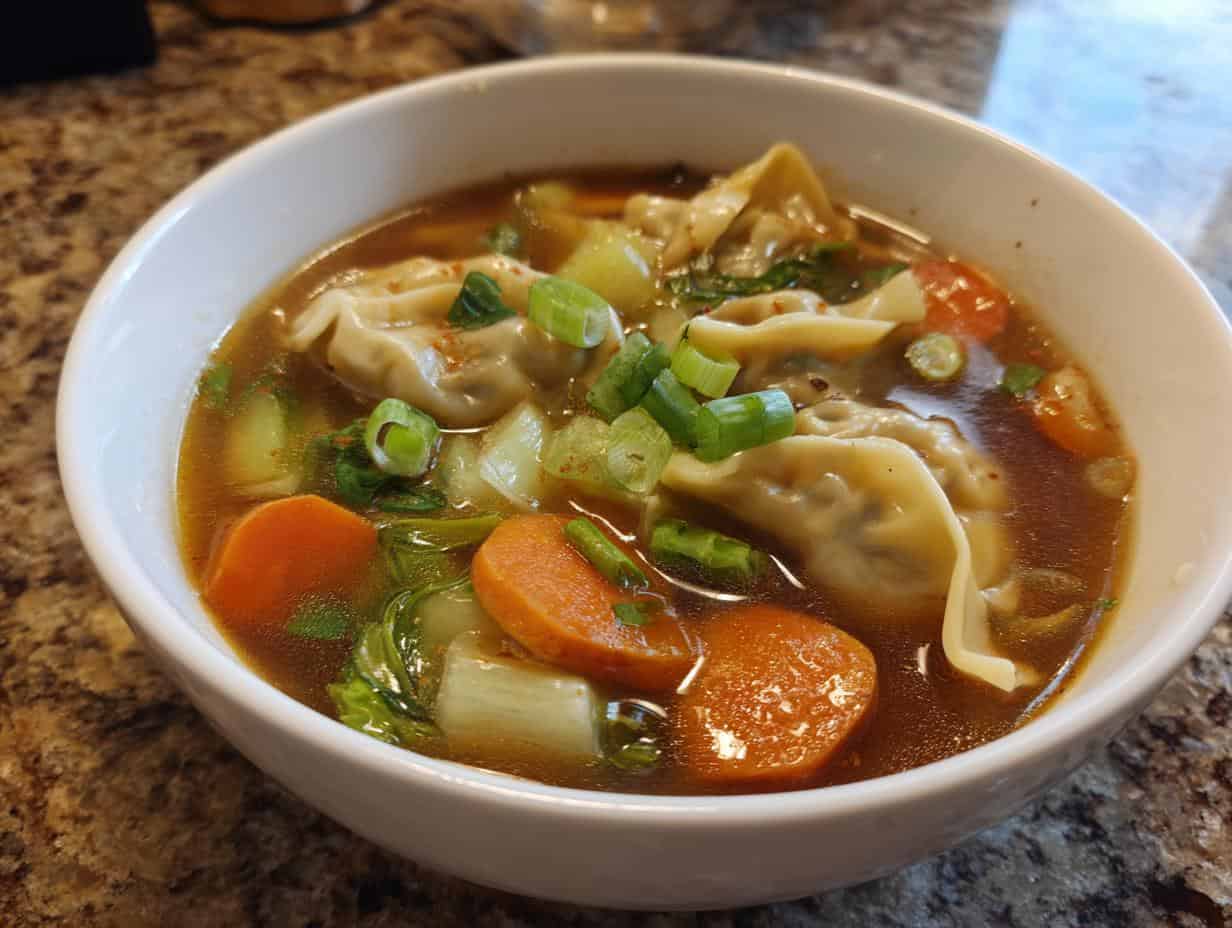Dump That Takeout: Easy Potsticker Soup in 15 Min