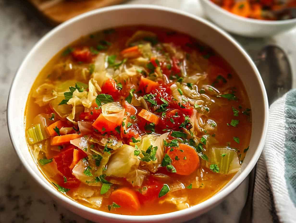 Devastating Weight Loss with Easy Healthy Cabbage Soup Recipe