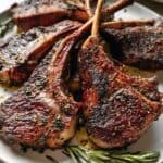 Garlic Rosemary Grilled Lamb Chops