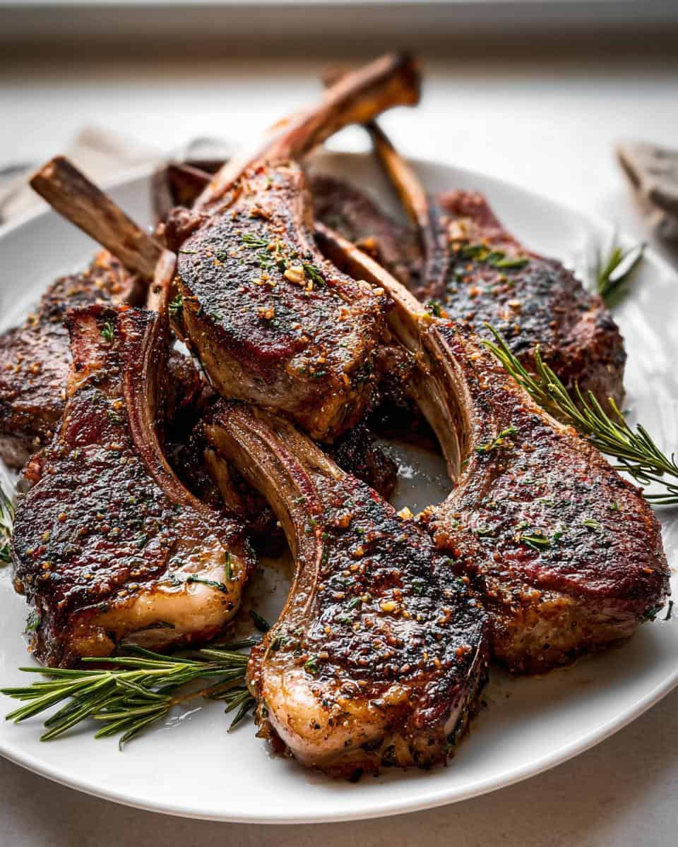 Garlic Rosemary Grilled Lamb Chops - detail 3