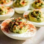 Guacamole Deviled Eggs