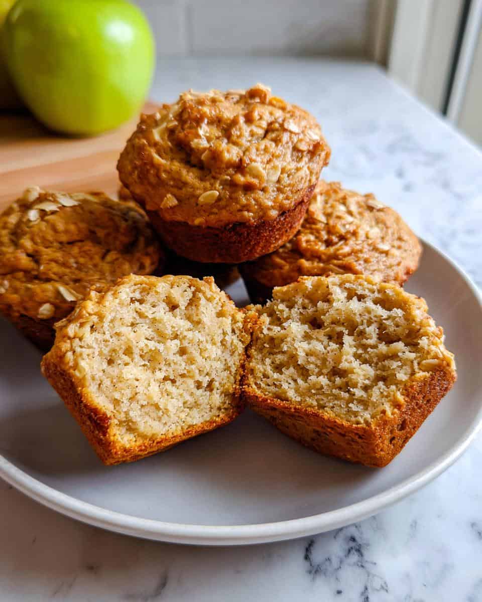 Healthy Greek Yogurt Apple Muffins - detail 3