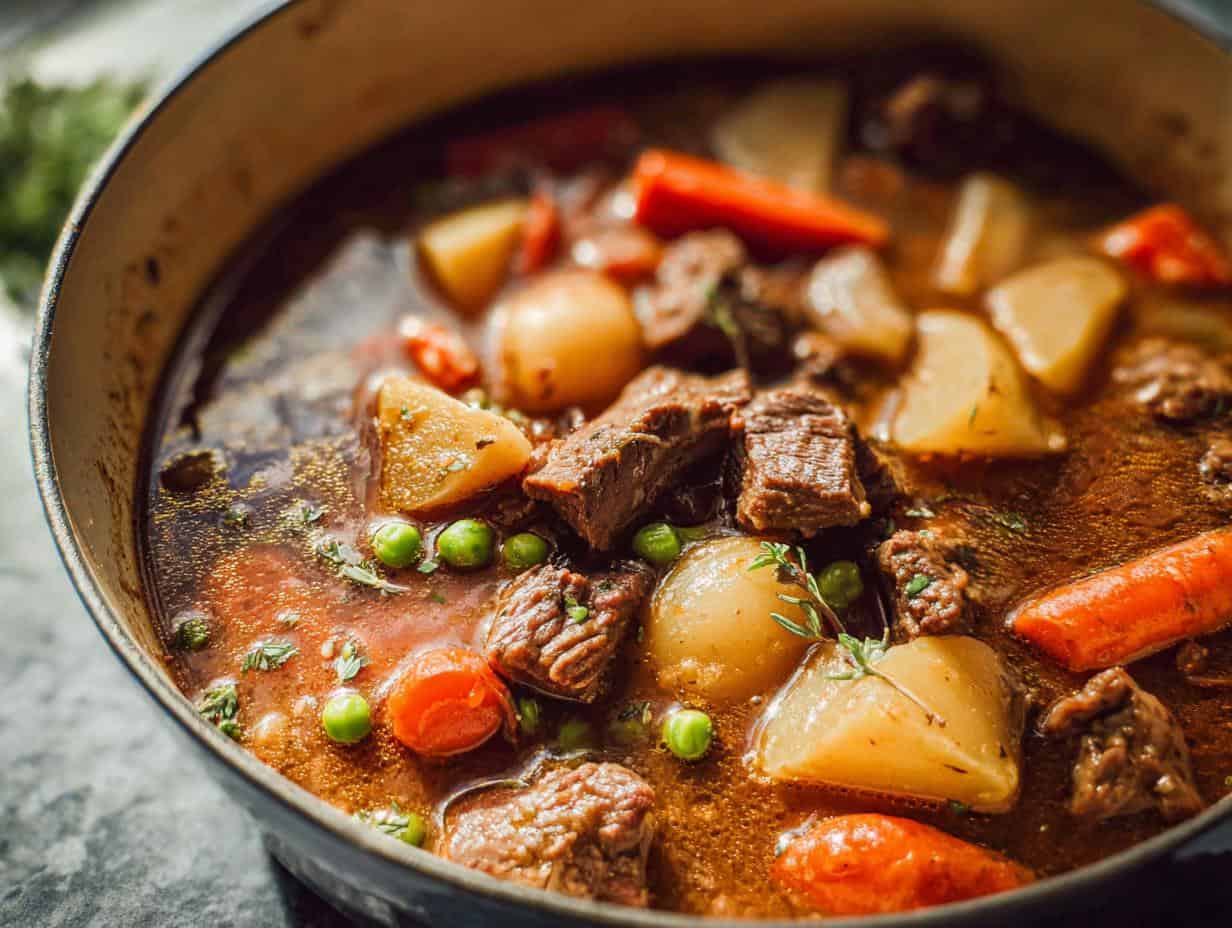 Unbelievably Delicious Hearty Beef Stew in Just 90 Minutes