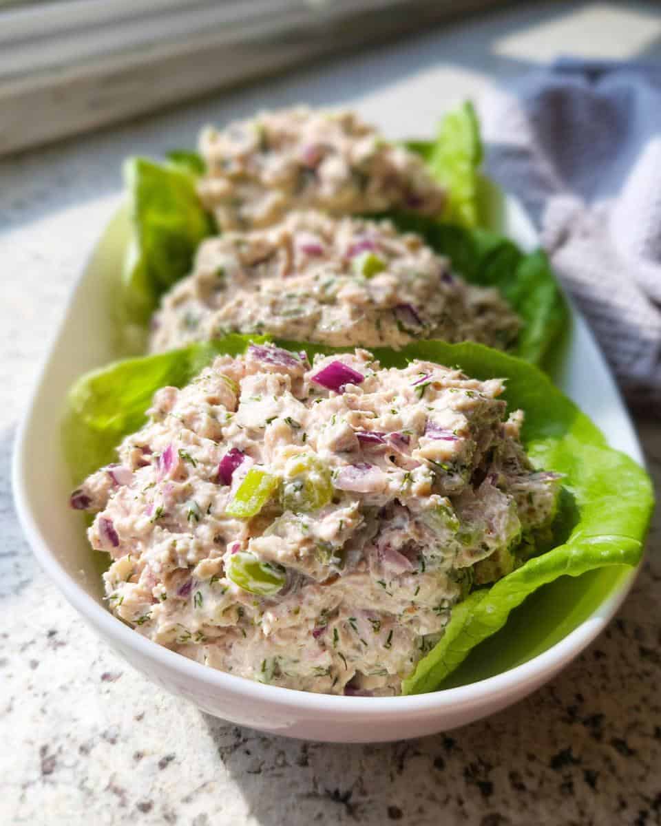 Keto Tuna Salad Recipe with Dill Relish - detail 2
