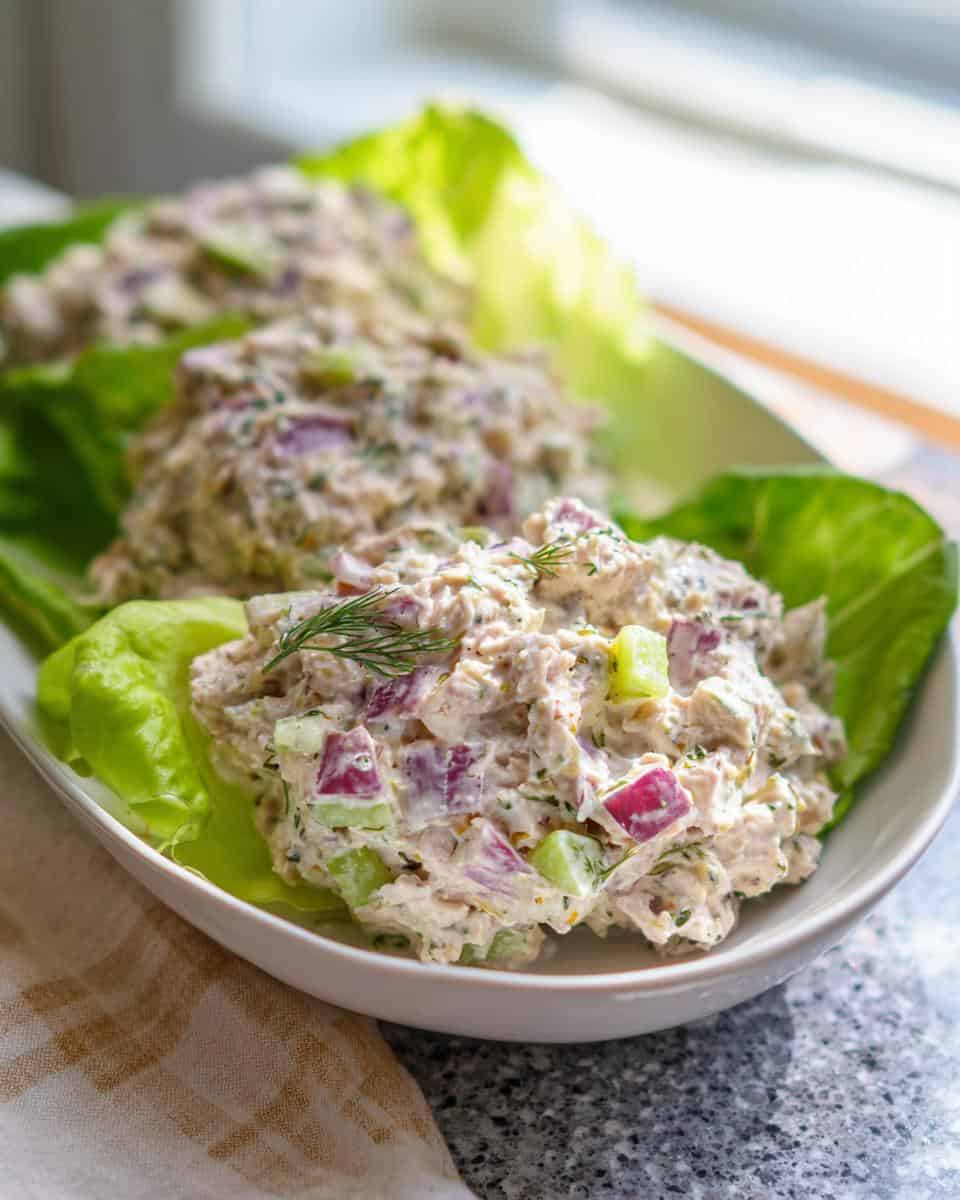 Keto Tuna Salad Recipe with Dill Relish - detail 3