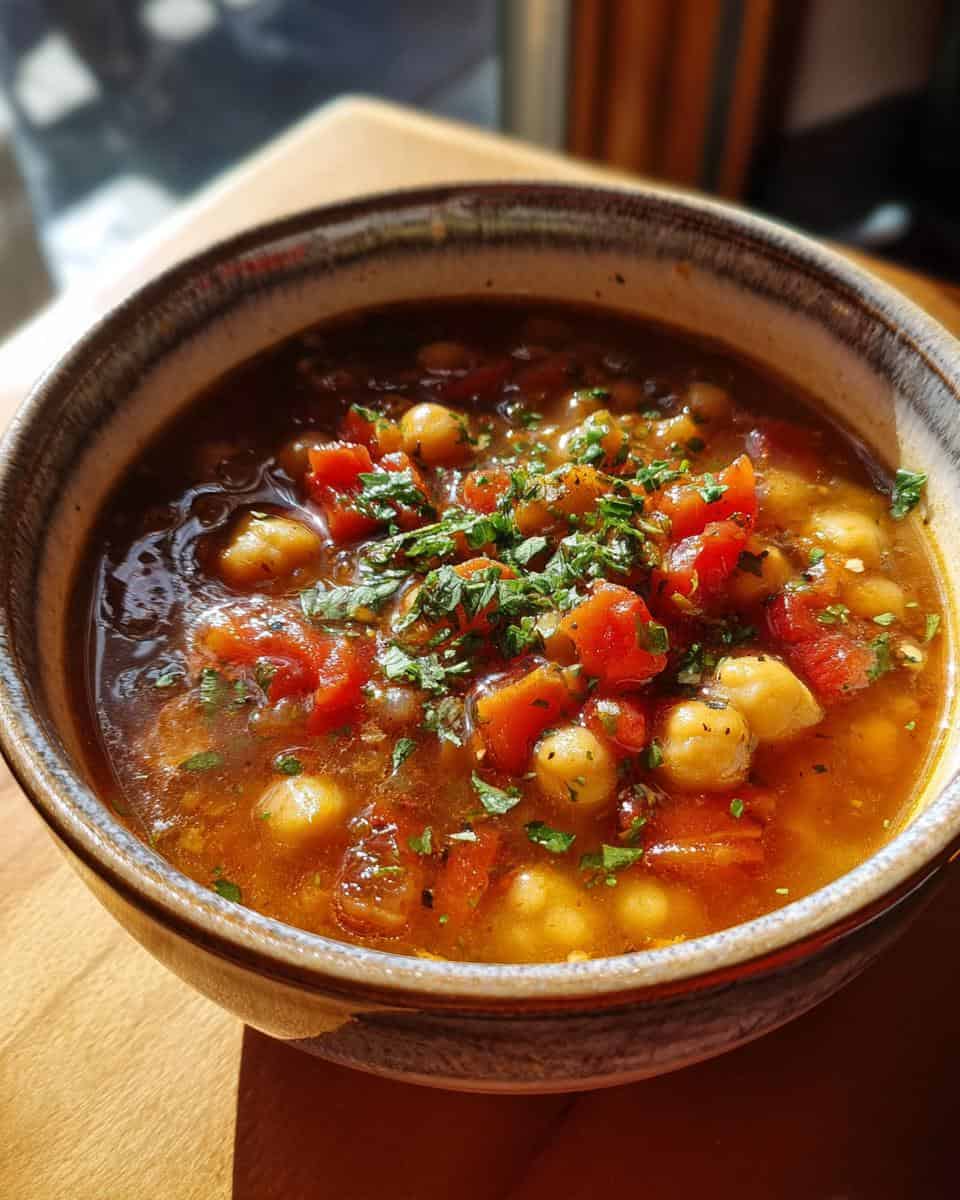 Mediterranean Chickpea Soup - detail 3