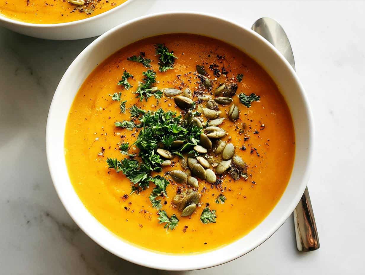 Good Roasted Butternut Squash Soup in 1 Hour
