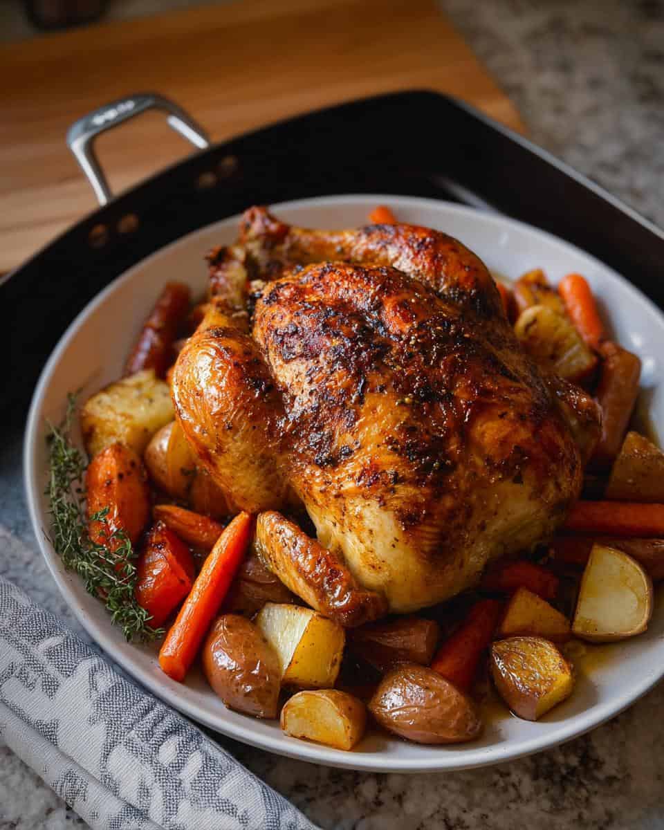 Roasted Chicken with Root Vegetables - detail 1