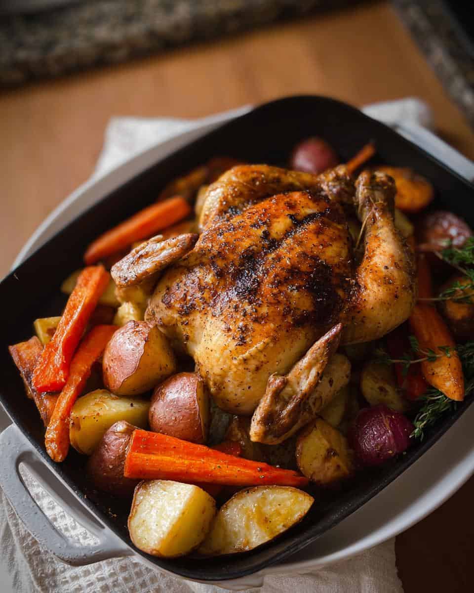 Roasted Chicken with Root Vegetables - detail 2