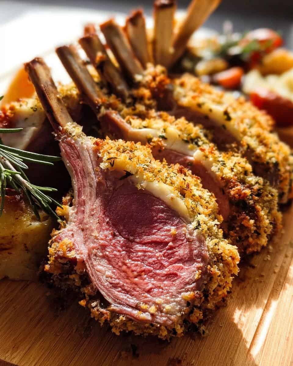 Rosemary Crumbed Rack of Lamb - detail 1