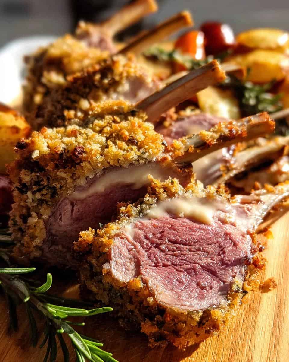 Rosemary Crumbed Rack of Lamb - detail 3