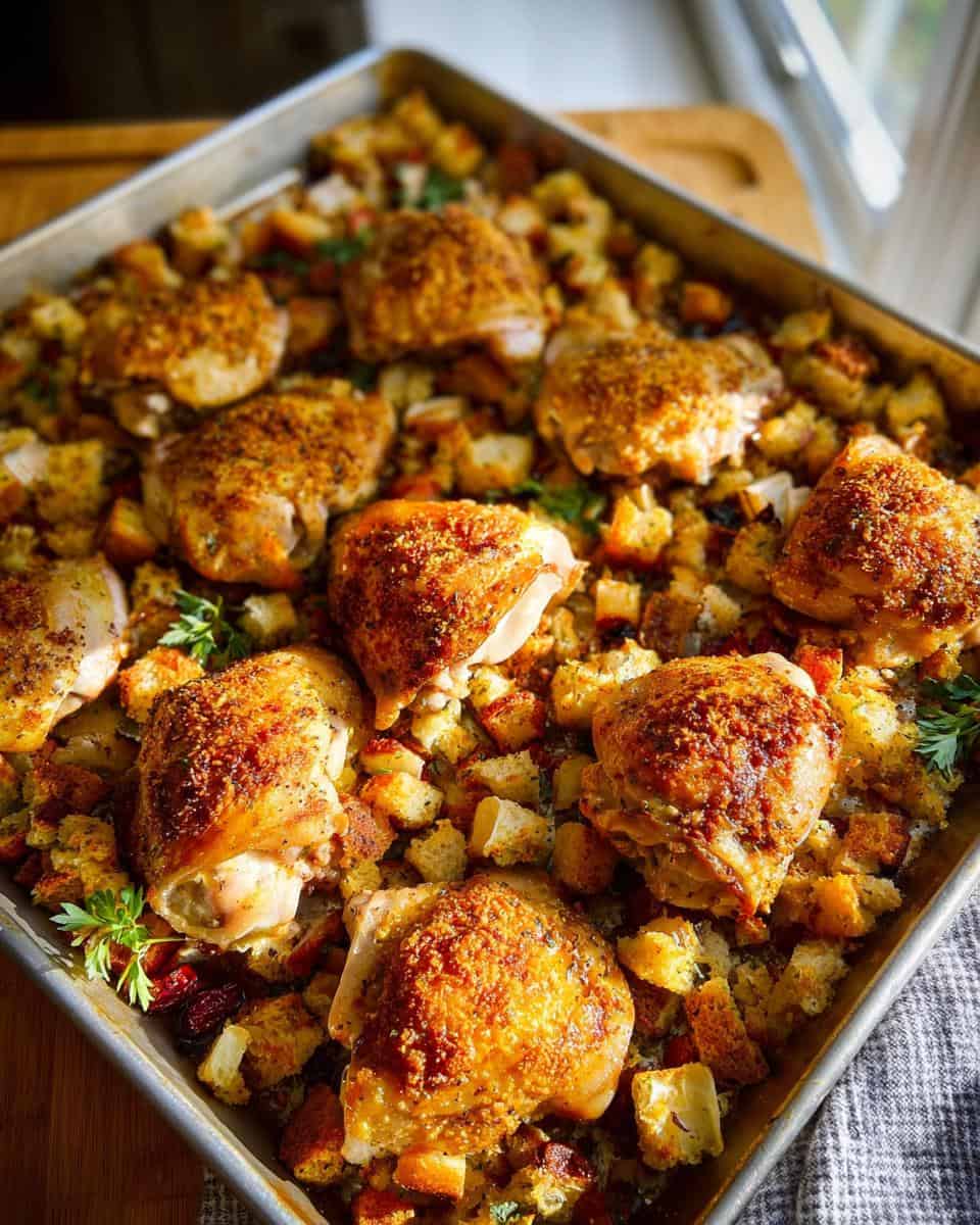 SHEET PAN CHICKEN AND STUFFING - detail 3
