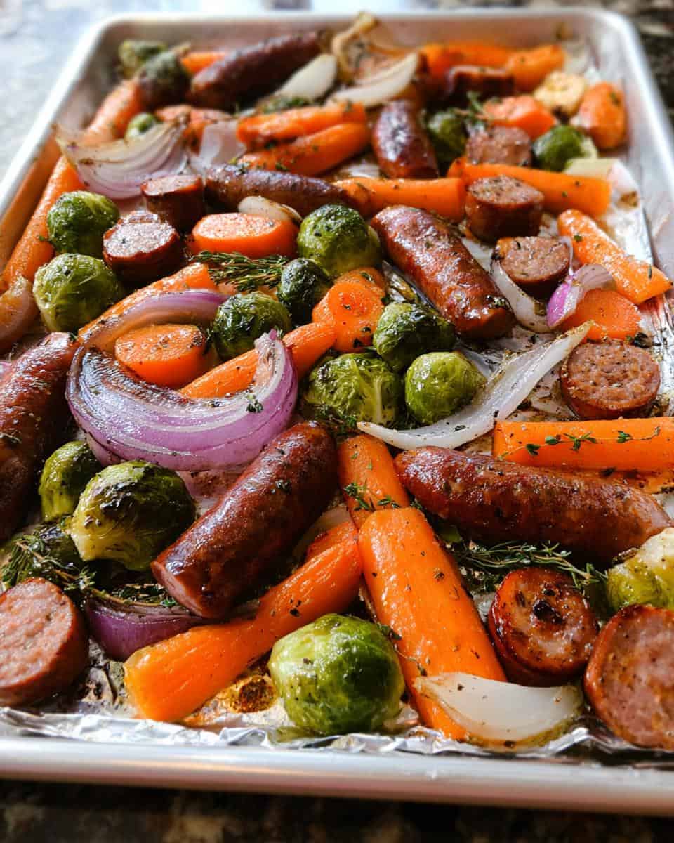 Sheet Pan Sausage and Veggies - detail 3