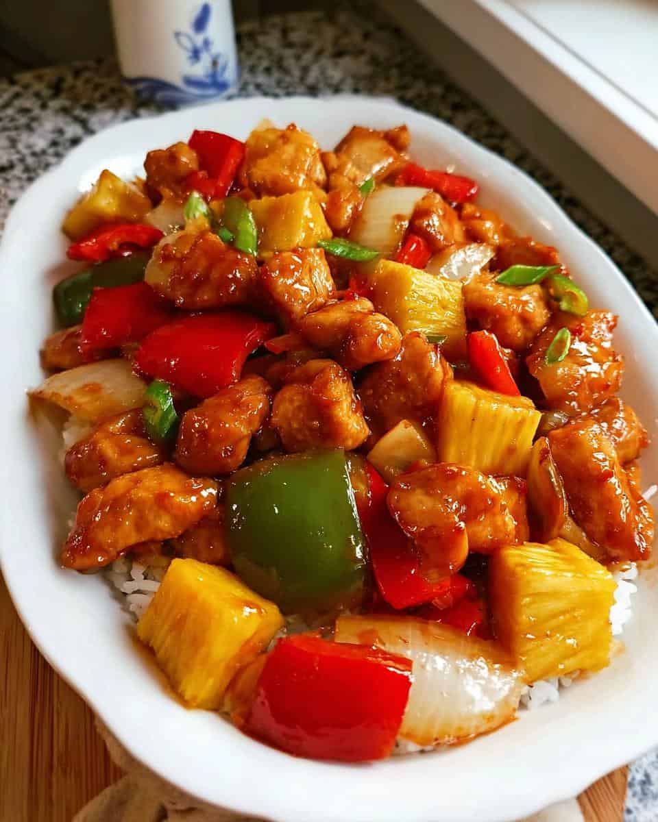 Sweet and Sour Chicken with Pineapple Recipe - detail 3