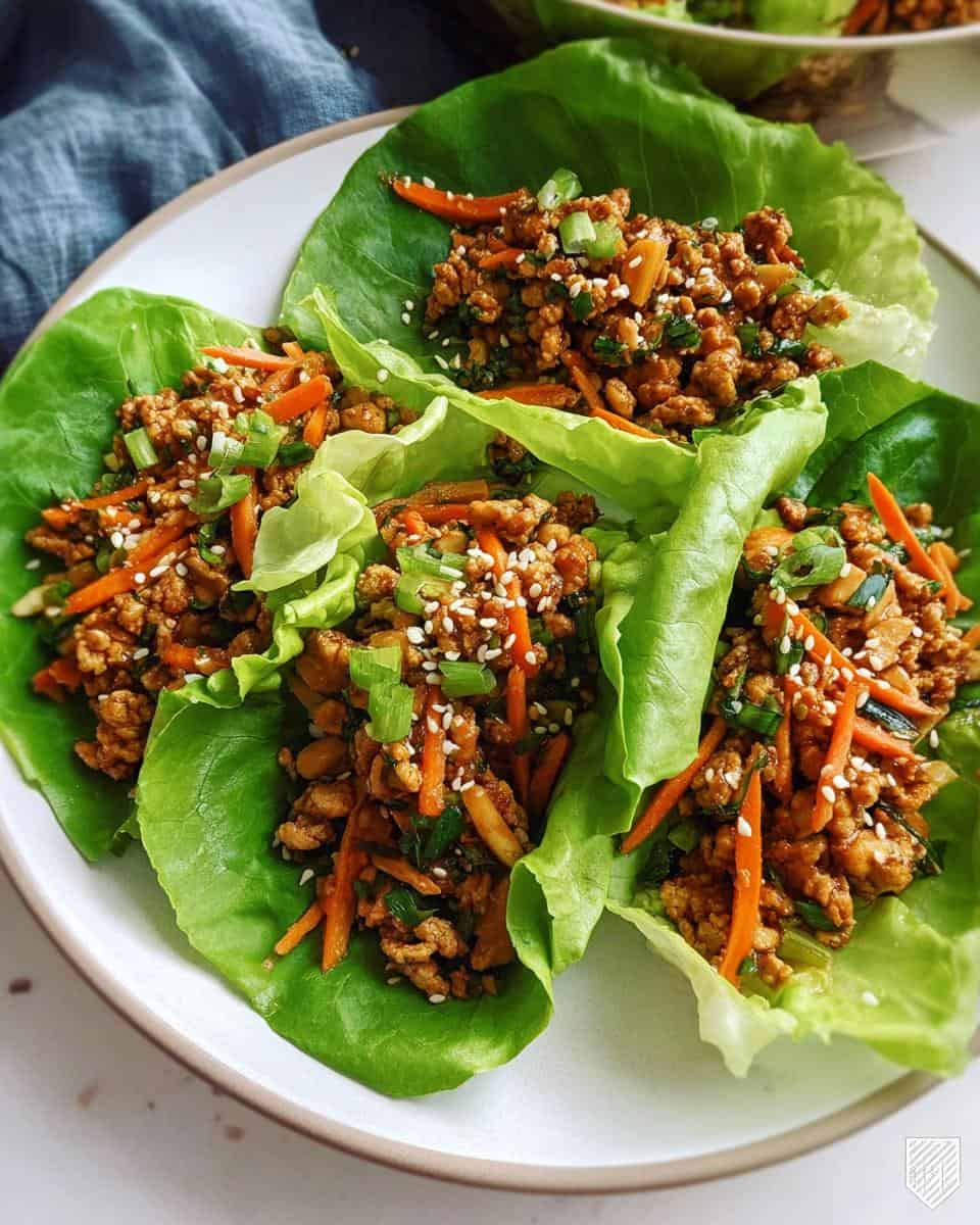 Thai Chicken Lettuce Wraps - detail 1