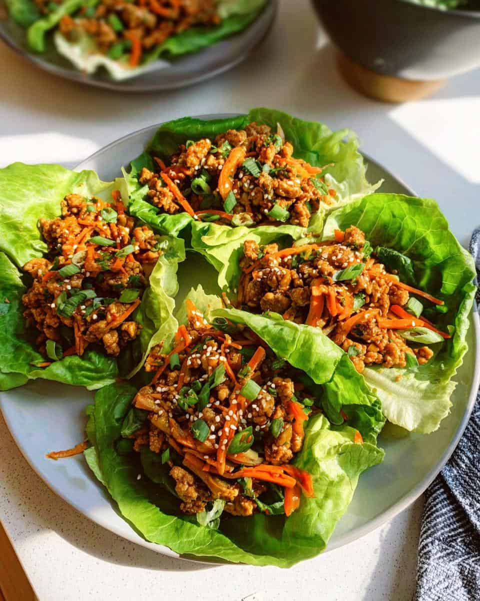 Thai Chicken Lettuce Wraps - detail 2