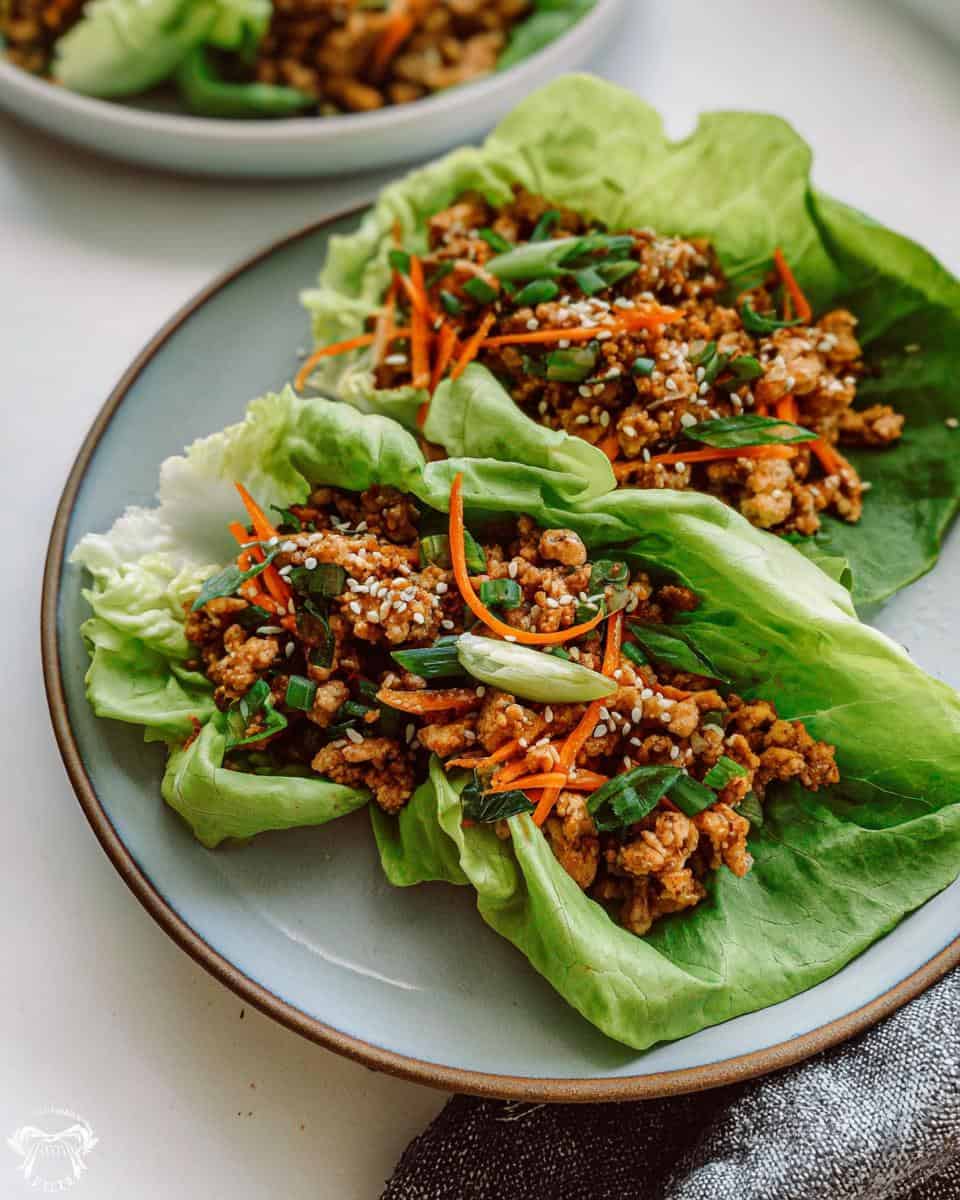 Thai Chicken Lettuce Wraps - detail 3