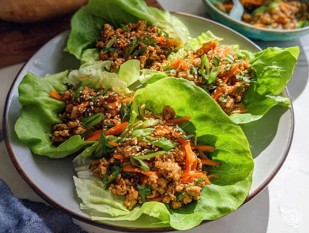 Devour Irresistible Thai Chicken Lettuce Wraps in 30 Min