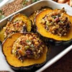 WILD RICE STUFFED ACORN SQUASH