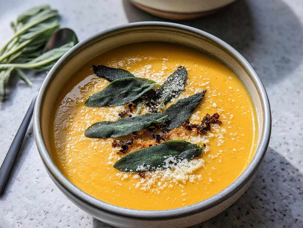 Devastatingly Delicious Acorn Squash Soup in Under 1 Hour