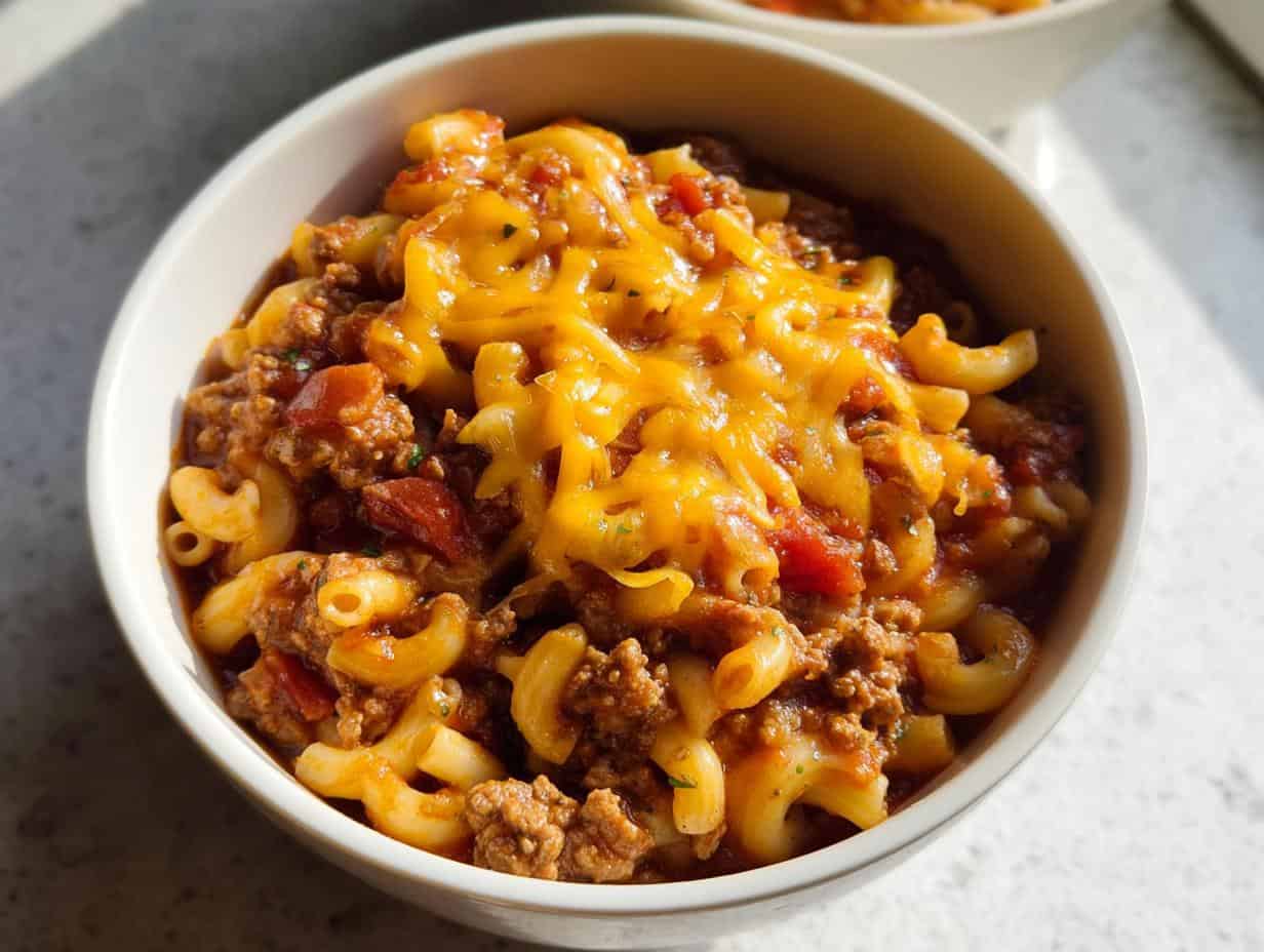 Disgustingly Good American Goulash in Under 40 Minutes