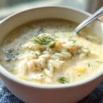 Avgolemono Soup (Greek Lemon-Egg Chicken Soup)