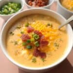 Broccoli Cauliflower Cheddar Cheese Soup Recipe