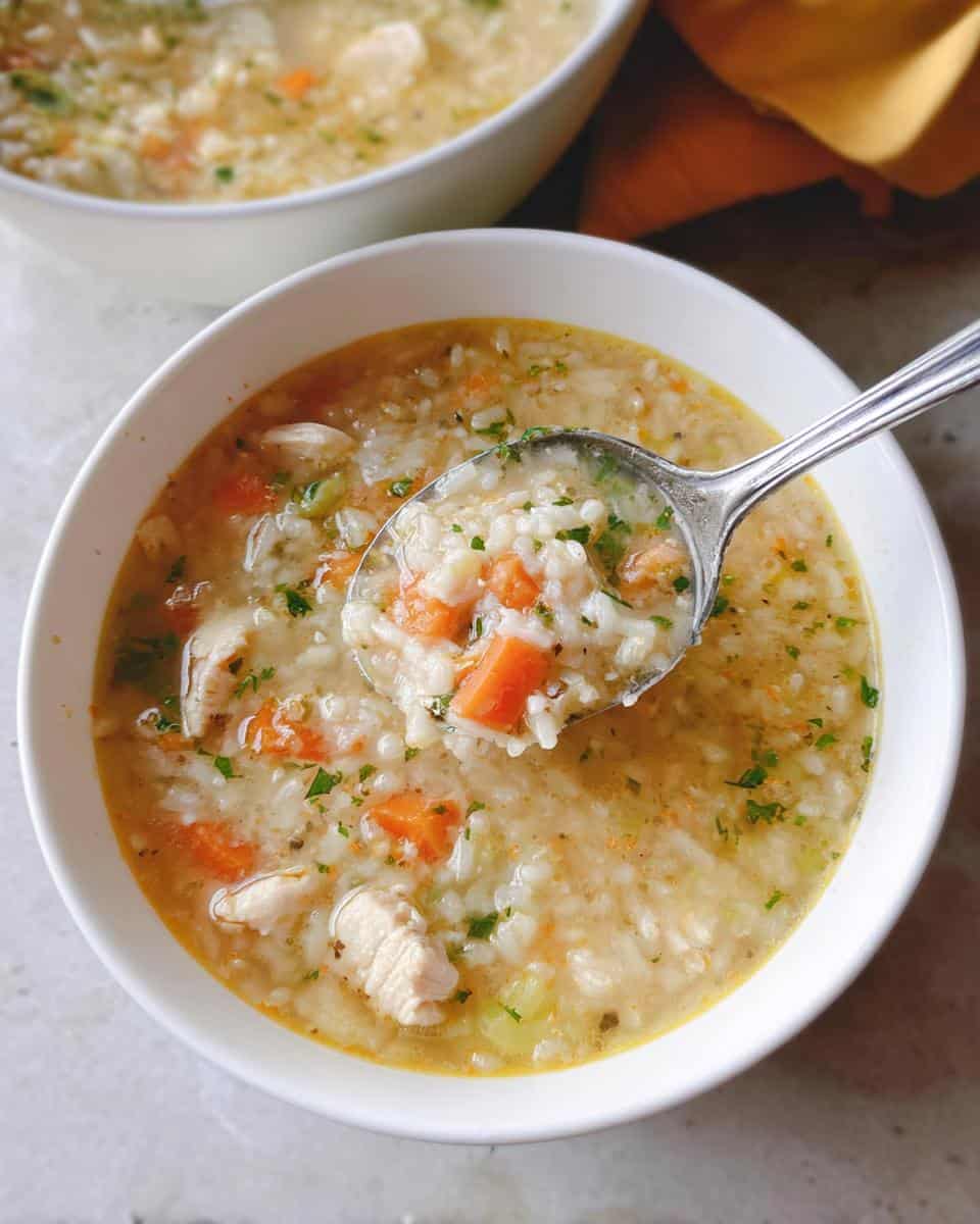Chicken Lemon Rice Soup - detail 3