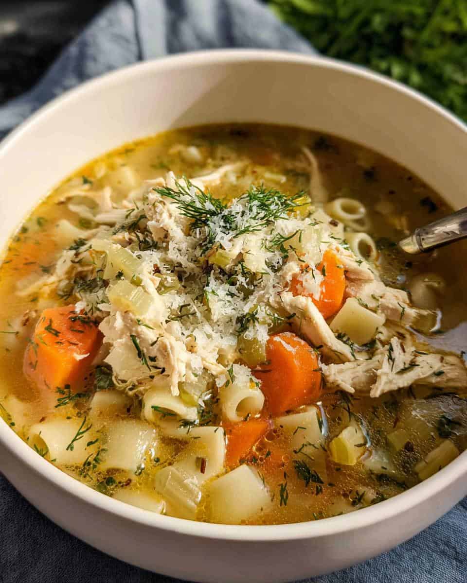 Chicken and Leek Soup - detail 3