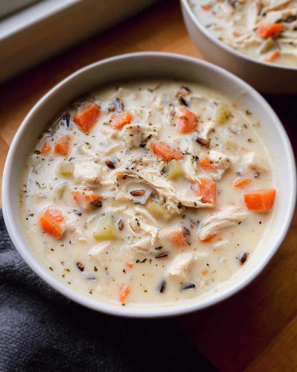 Creamy Chicken & Wild Rice Soup - detail 3